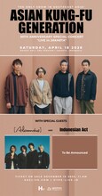 「ASIAN KUNG-FU GENERATION 30th Anniversary Special Concert in Jakarta」告知ビジュアル