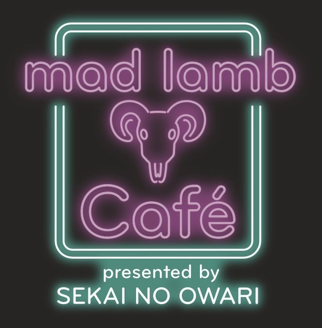 「mad lamb café presented by SEKAI NO OWARI」ロゴ