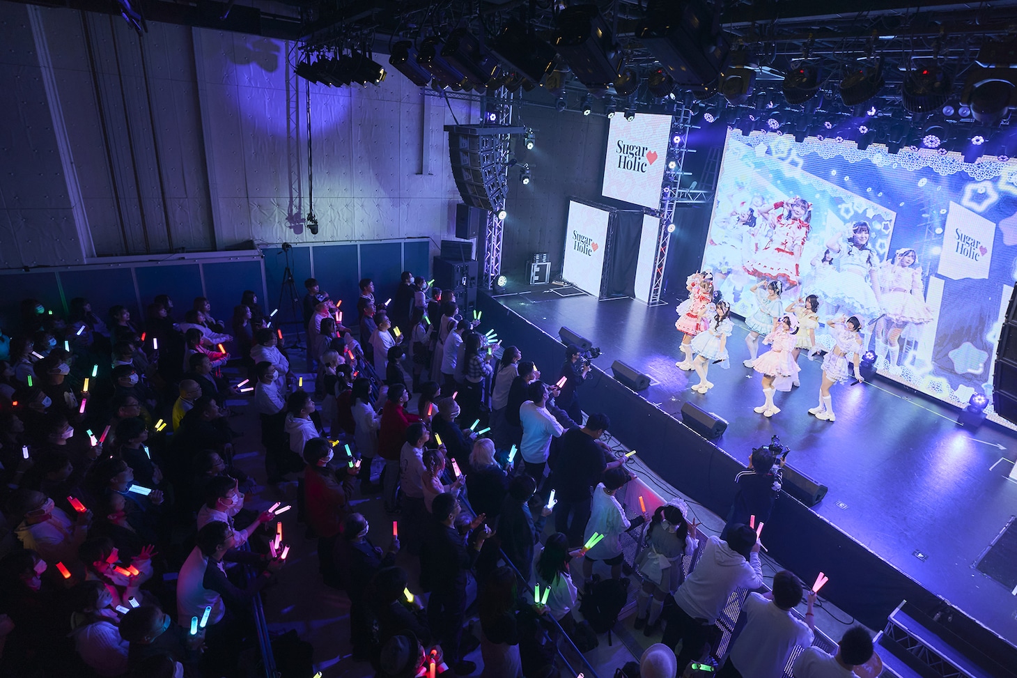 Sugar♡Holic「Welcome to Sugar♡Party!」の様子。（撮影：等々力菜里）