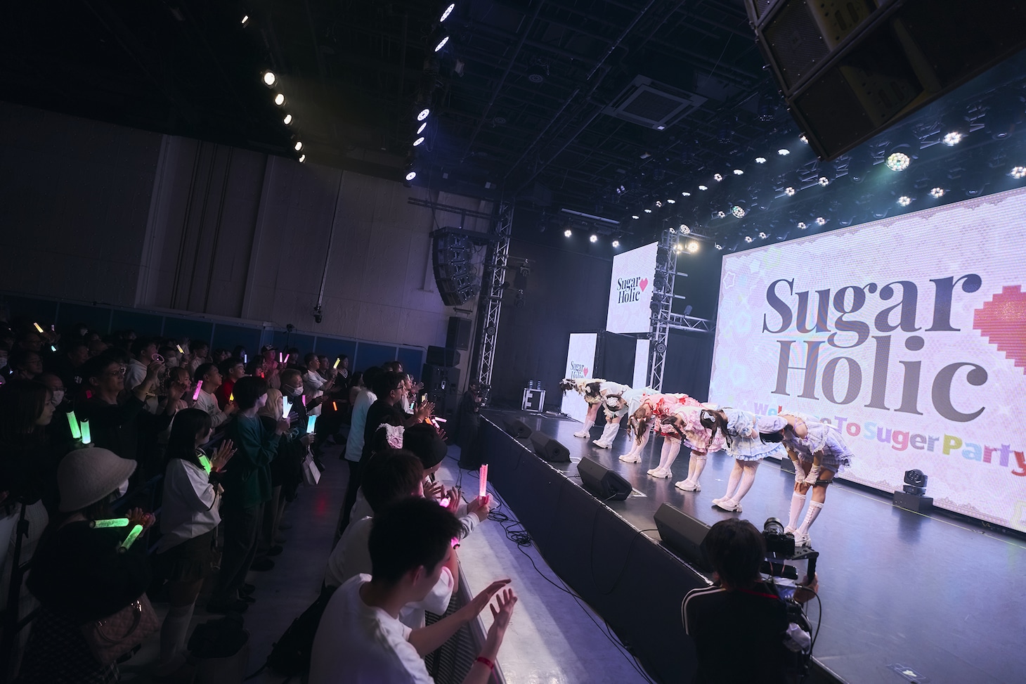 Sugar♡Holic「Welcome to Sugar♡Party!」の様子。（撮影：等々力菜里）