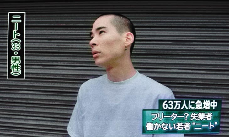 Jinmenusagi「NEET」ミュージックビデオより。