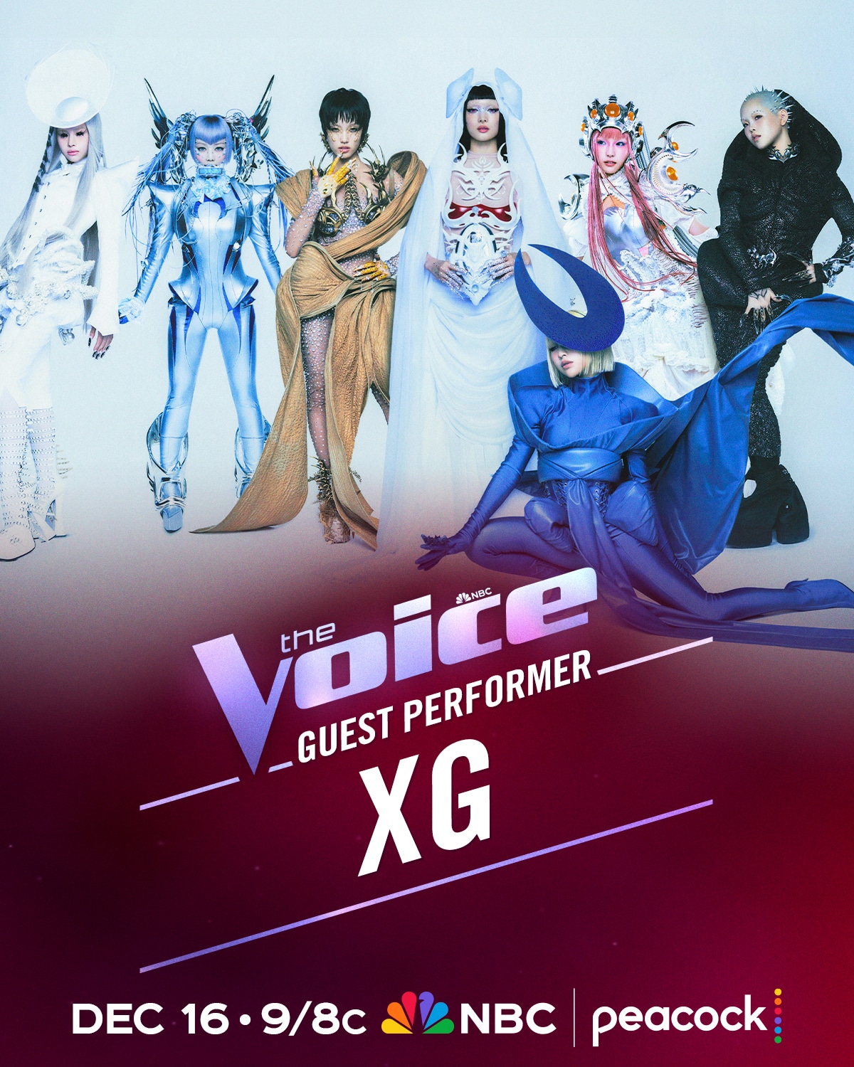 XG「The Voice」出演告知ビジュアル