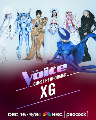 XG「The Voice」出演告知ビジュアル