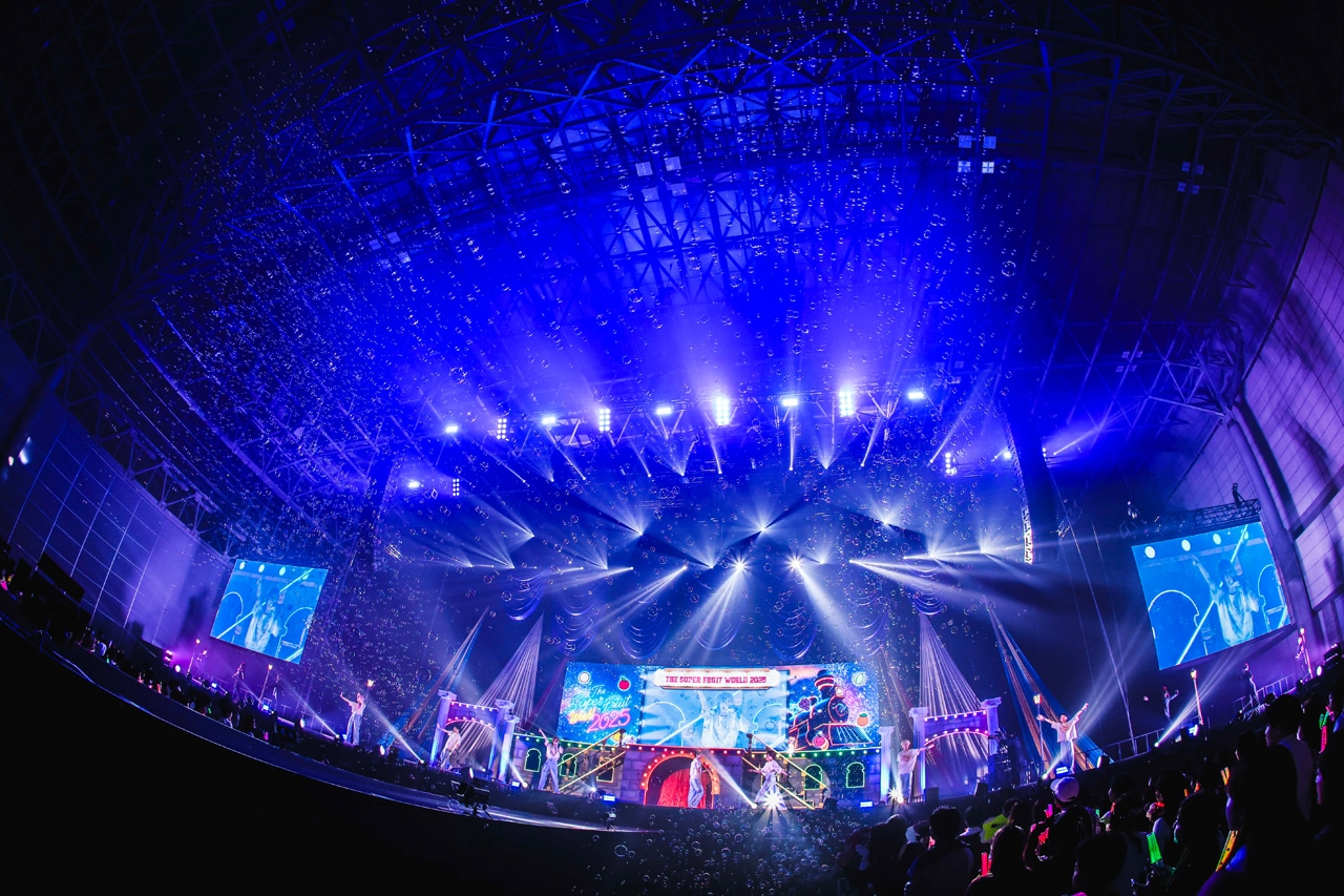 「THE SUPER FRUIT WORLD 2025 in 幕張メッセ」の様子。