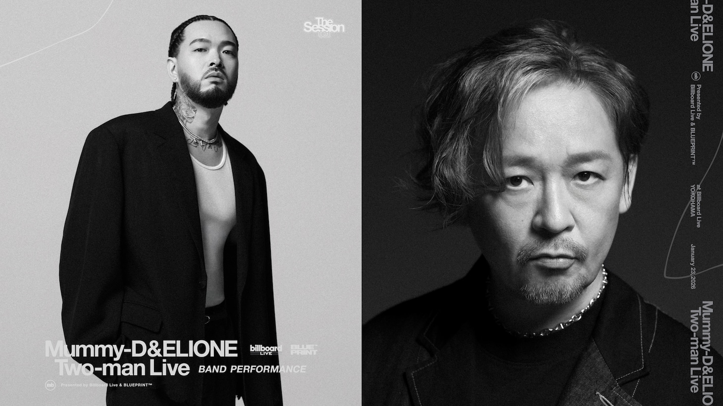「Billboard Live×BLUEPRINT™ presents The Session 001」ビジュアル
