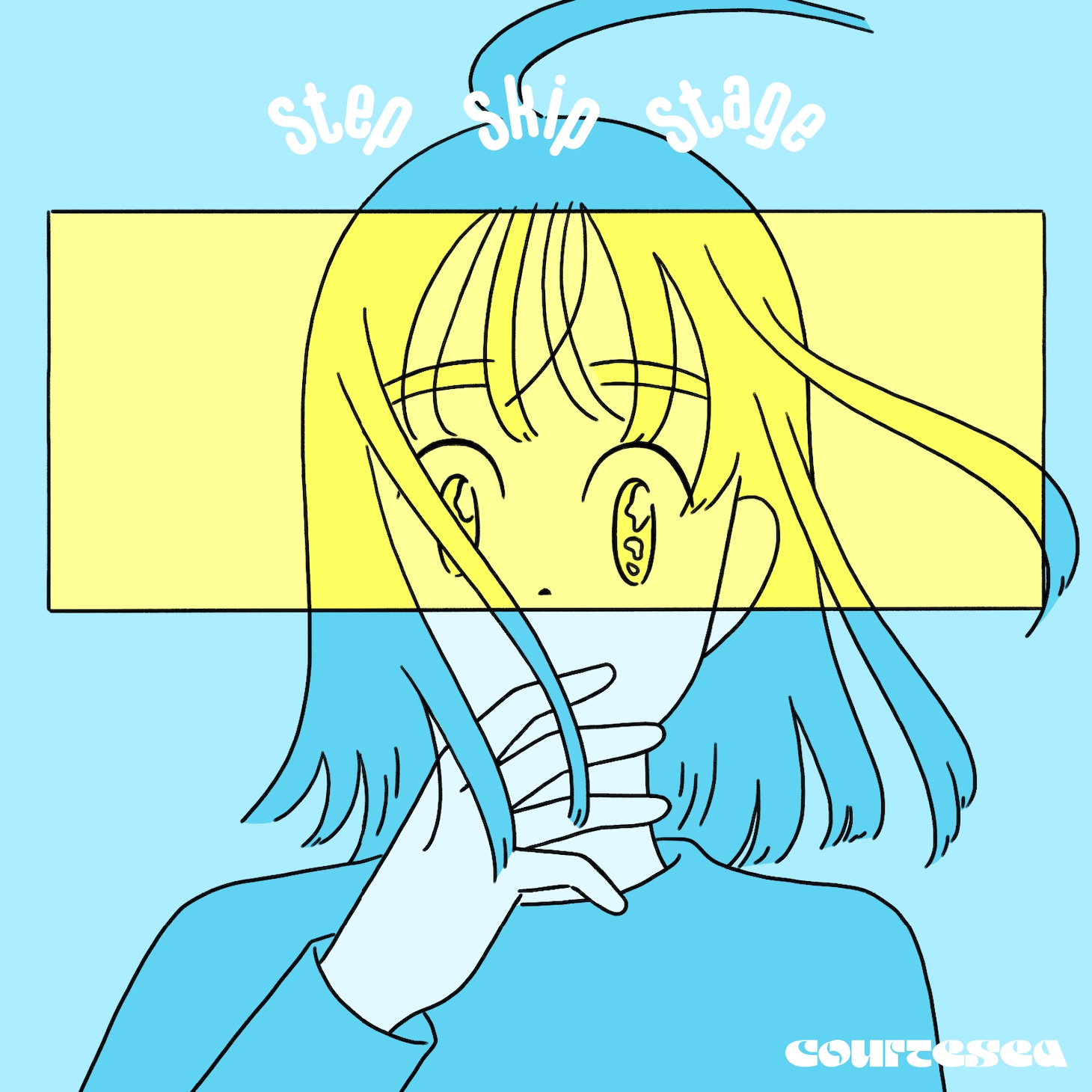 courtesea「Step Skip Stage」配信ジャケット