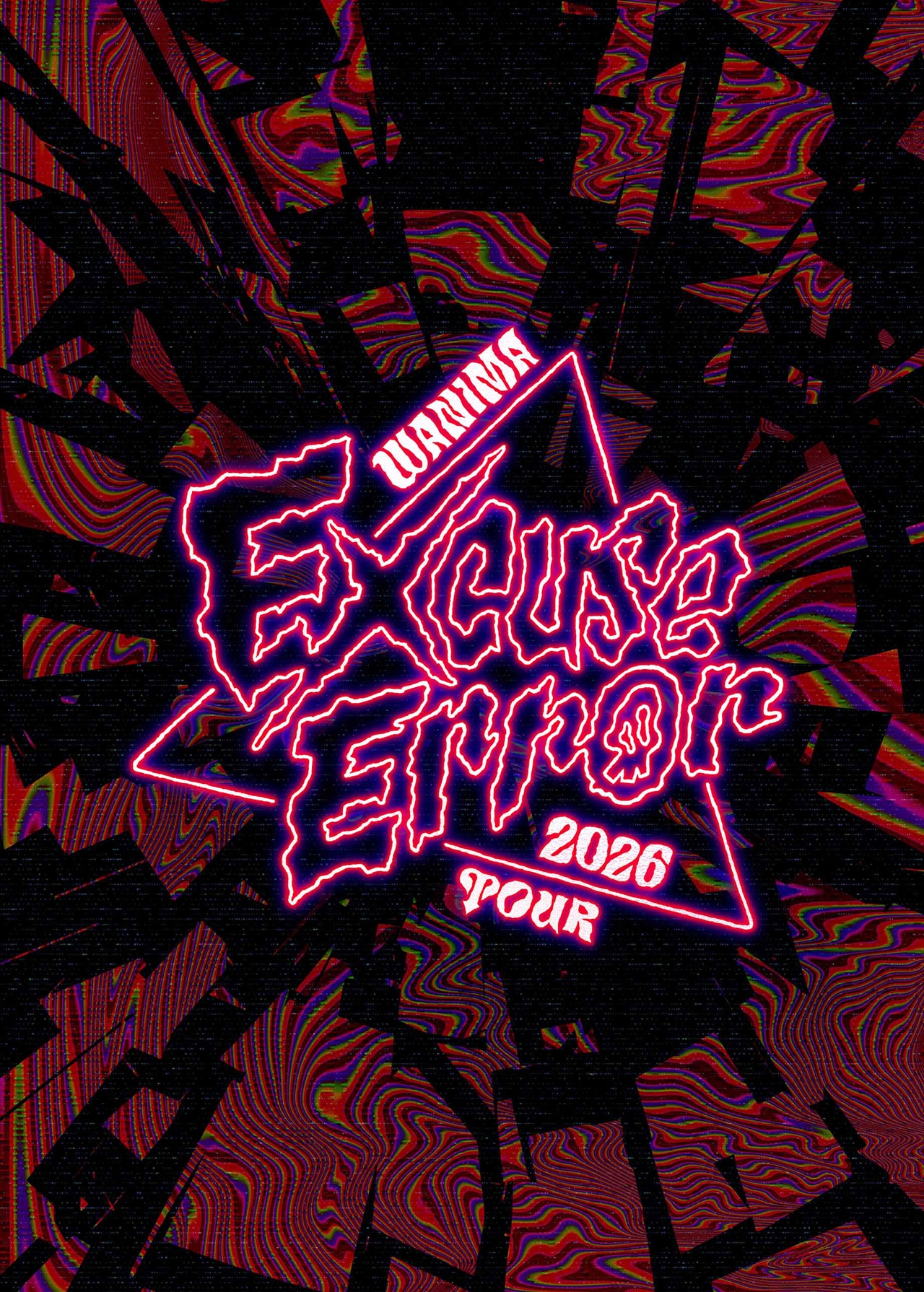 「WANIMA 2026 TOUR "Excuse Error"」キービジュアル