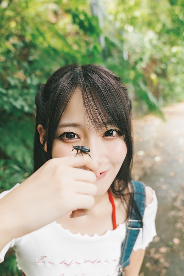 入内嶋涼（SKE48）の1st写真集より。（撮影：時永大吾）