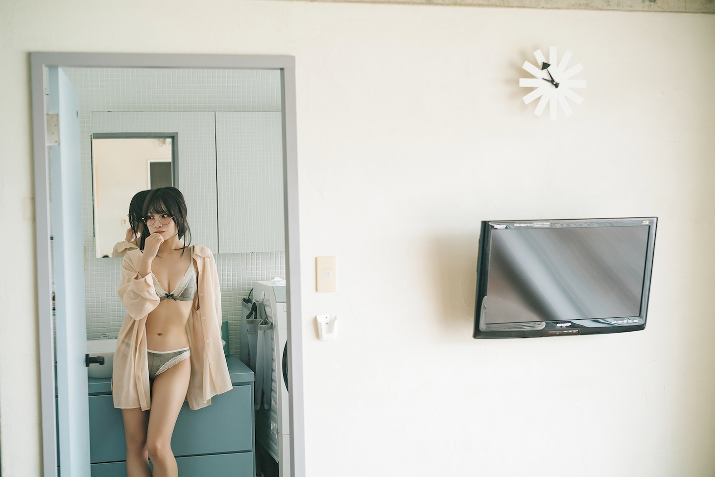 入内嶋涼（SKE48）の1st写真集より。（撮影：時永大吾）