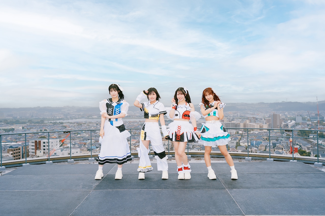 4人組ロックアイドル・折れないしっぽ、クラウドファンディングを経て完成したMV公開