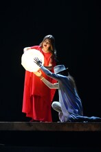 坂本美雨と森山開次。