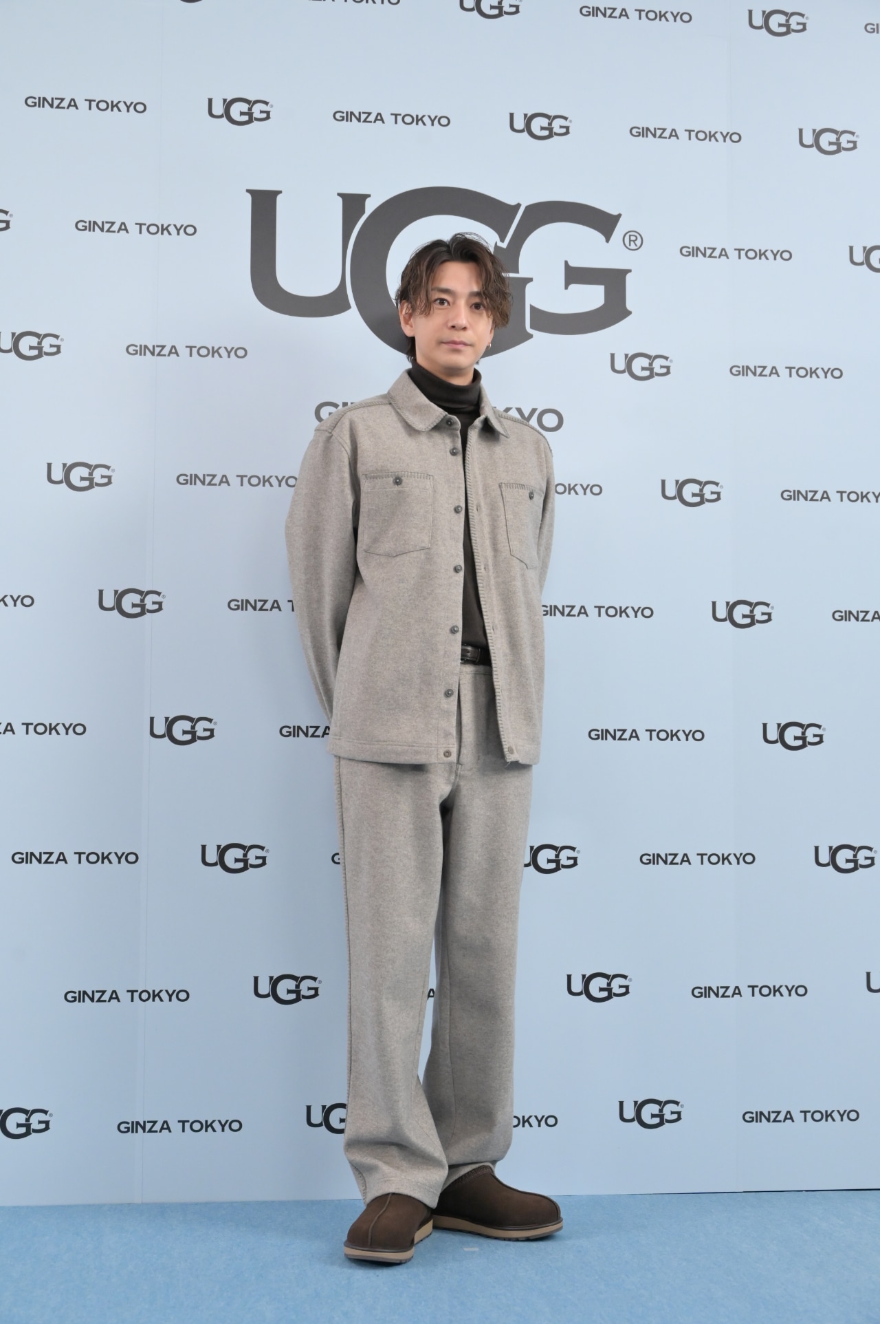 「UGG 銀座松屋通り オープンイベント」に出席した三浦翔平。