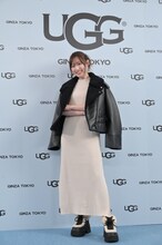 「UGG 銀座松屋通り オープンイベント」に出席した福原遥。
