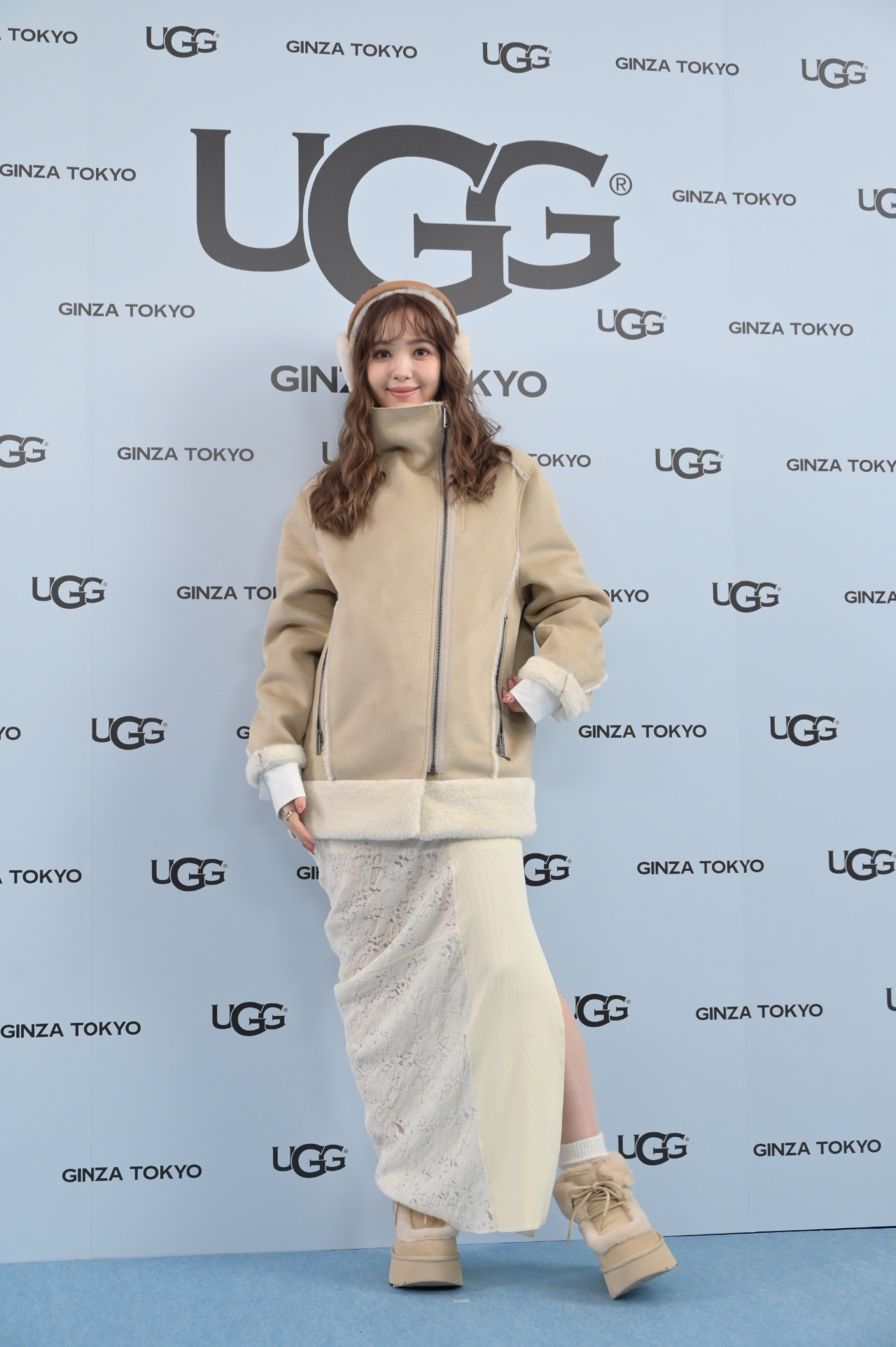 「UGG 銀座松屋通り オープンイベント」に出席した藤田ニコル。