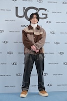 「UGG 銀座松屋通り オープンイベント」に出席した前田公輝。