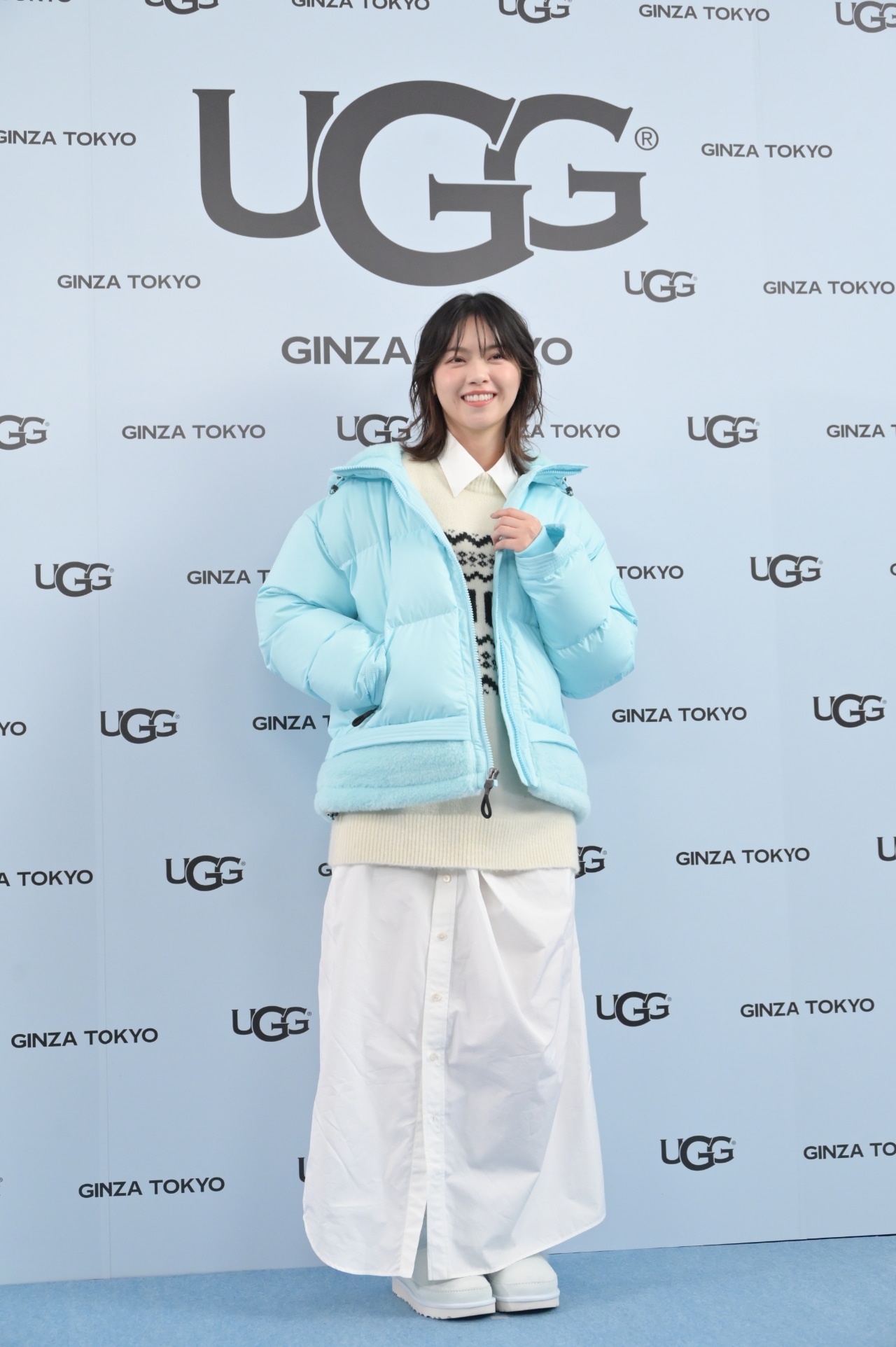 「UGG 銀座松屋通り オープンイベント」に出席した西野七瀬。