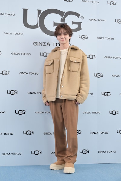「UGG 銀座松屋通り オープンイベント」に出席した吉野北人（THE RAMPAGE）。