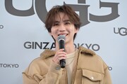 「UGG 銀座松屋通り オープンイベント」に出席した吉野北人（THE RAMPAGE）。