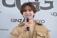 「UGG 銀座松屋通り オープンイベント」に出席した吉野北人（THE RAMPAGE）。