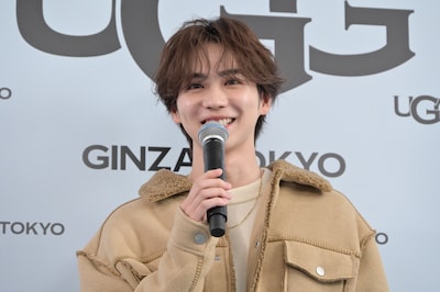 「UGG 銀座松屋通り オープンイベント」に出席した吉野北人（THE RAMPAGE）。