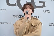 「UGG 銀座松屋通り オープンイベント」に出席した吉野北人（THE RAMPAGE）。
