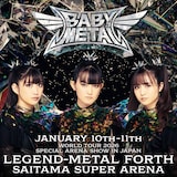 BABYMETALさいたまスーパーアリーナ公演のキービジュアル。