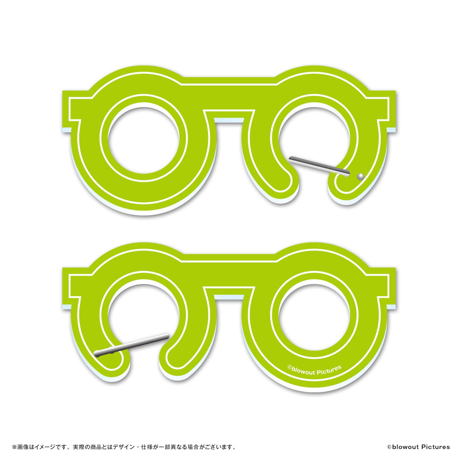 「コッチモフレンズ」メガネアクリルカラビナ ©blowout Pictures