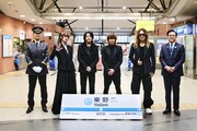 小田急線秦野駅の列車接近メロディ（駅メロ）の発表セレモニーの様子。