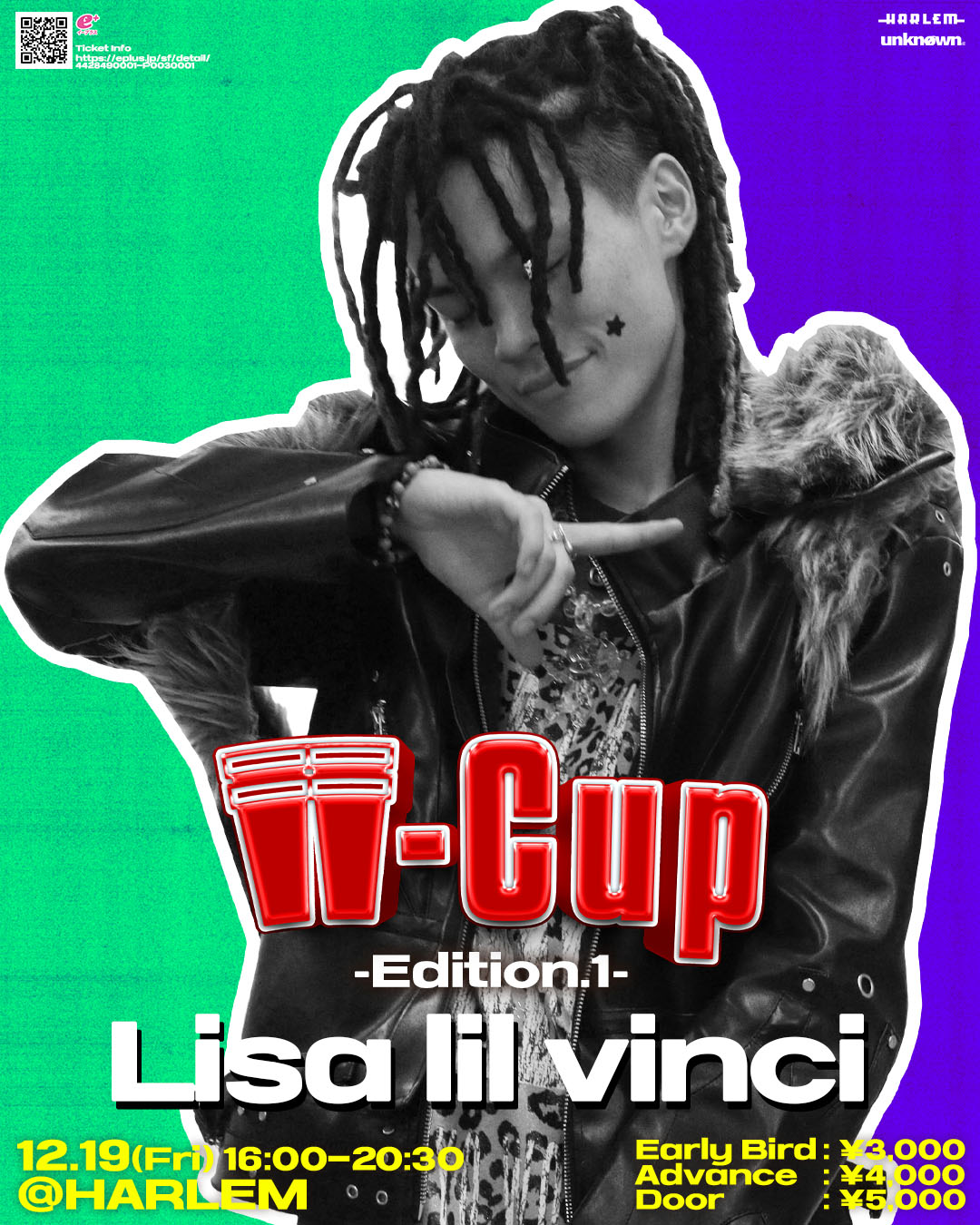 Lisa lil vinci出演告知ビジュアル