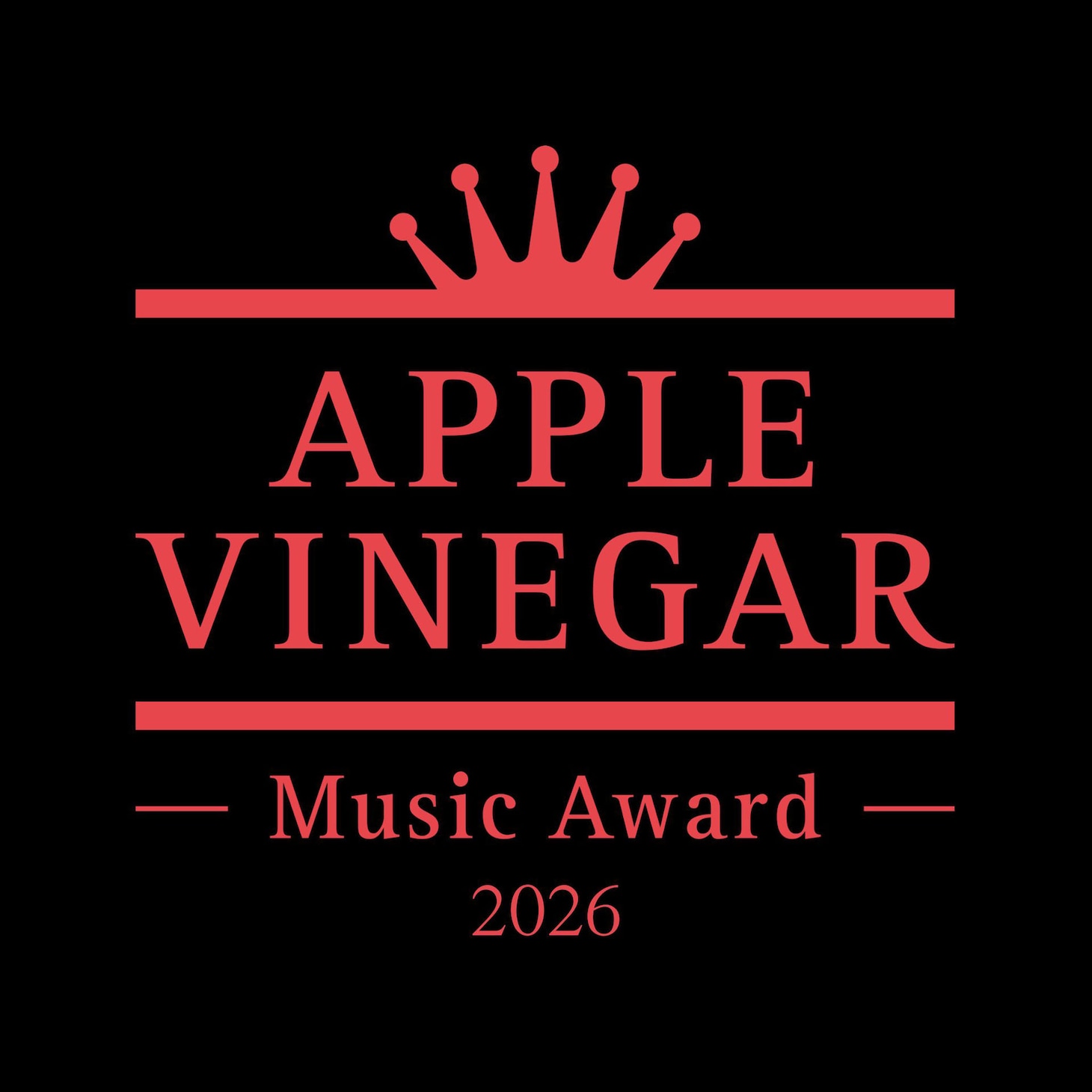 「APPLE VINEGAR -Music Award- 2026 Opening Party」ロゴ