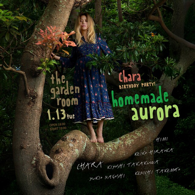 「Chara Birthday Party - HOMEMADE AURORA」ビジュアル
