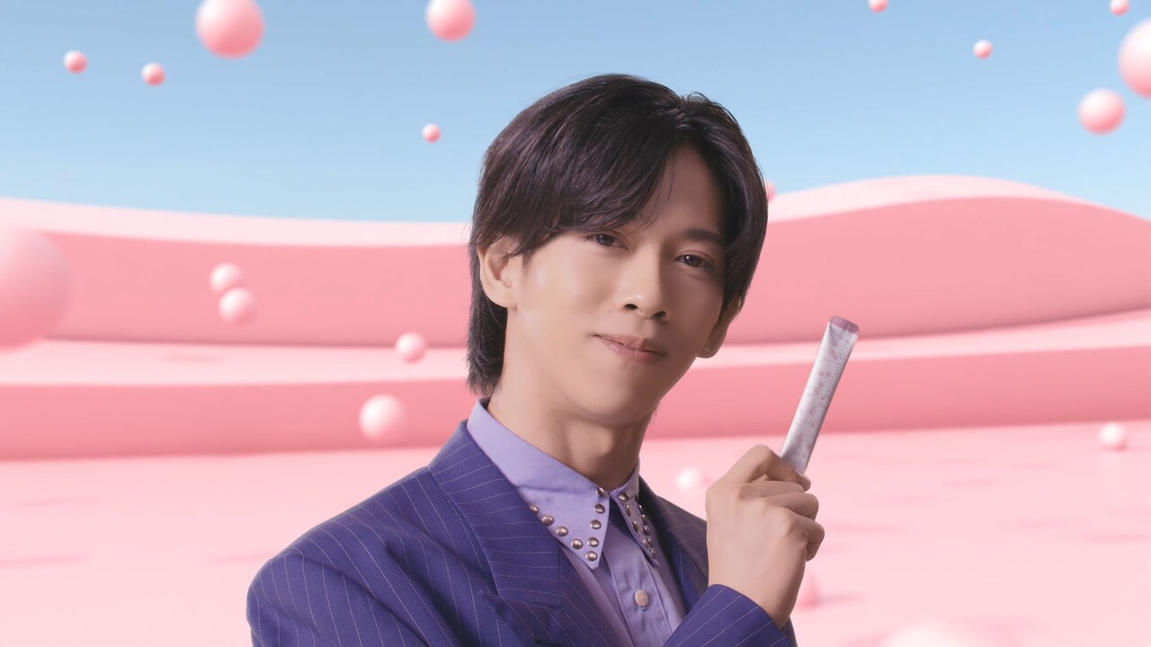 超特急が出演する「Brilliant flora」テレビCMより、リョウガ。 - 超