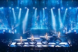 aespa「2025 aespa LIVE TOUR – SYNK : aeXIS LINE – in JAPAN」の様子。（撮影：田中聖太郎）