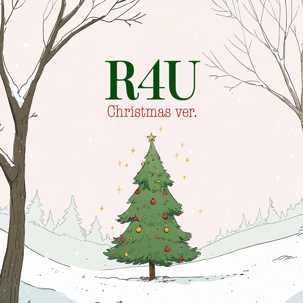 BUDDiiS「R4U (Christmas ver.)」配信ジャケット
