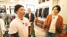 古着屋巡りをする藤ヶ谷太輔。©︎BSFUJI