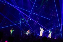 muqueのライブパフォーマンスの様子。（撮影：山内洋枝［PROGRESS-M］）