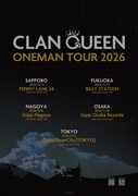 「CLAN QUEEN ONEMAN TOUR 2026」ポスタービジュアル