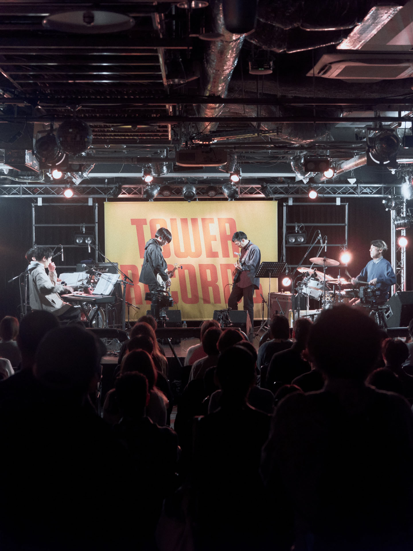 蓮沼執太チーム「TEAM」リリース記念イベントの様子。（撮影：永田崚）