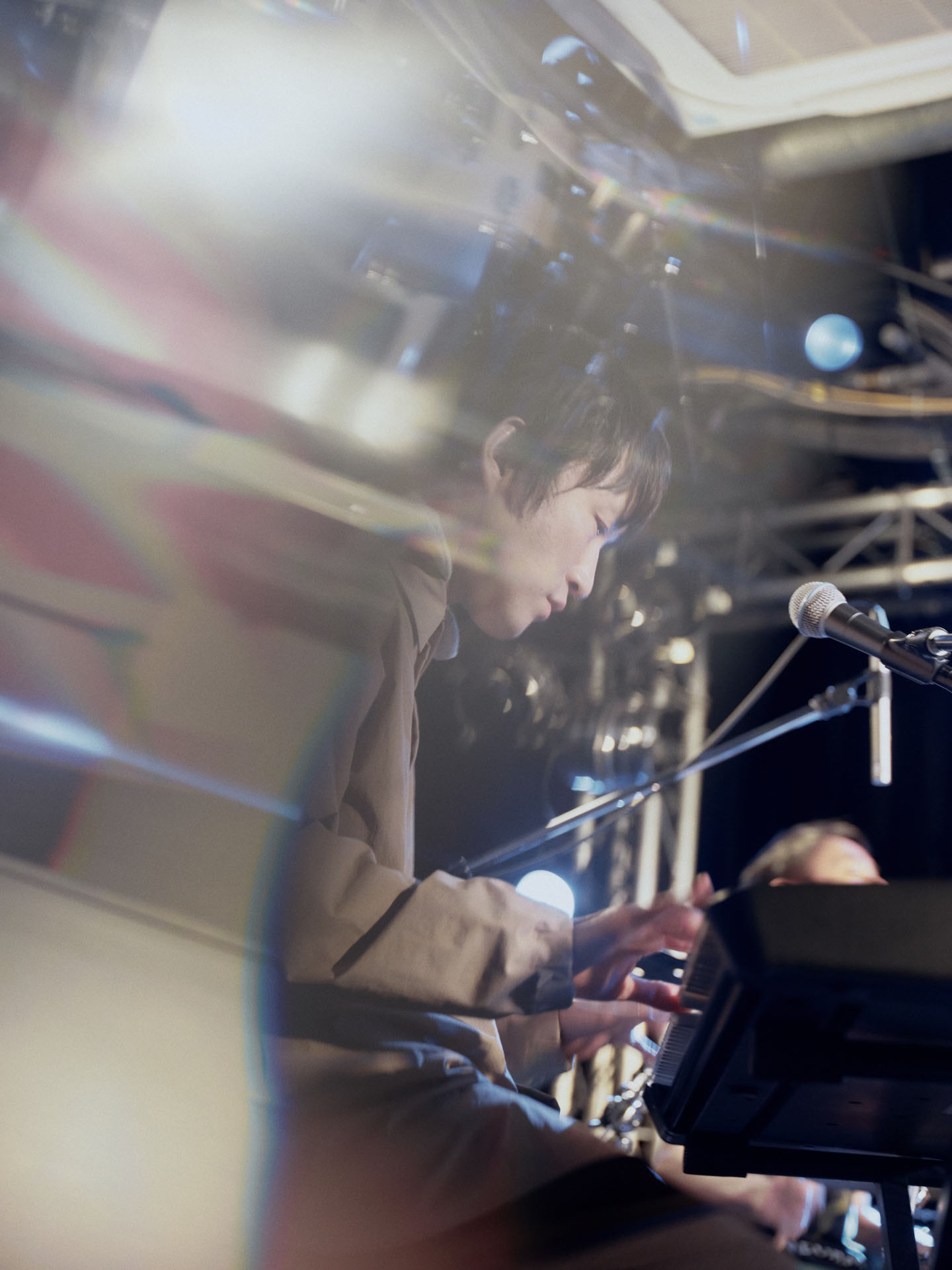 蓮沼執太（Vo, Key）（撮影：永田崚）