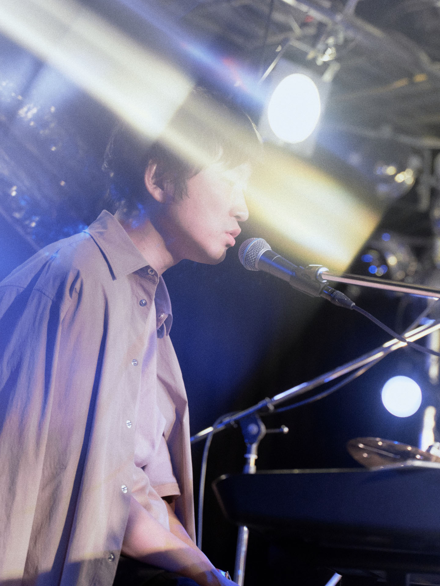 蓮沼執太（Vo, Key）（撮影：永田崚）