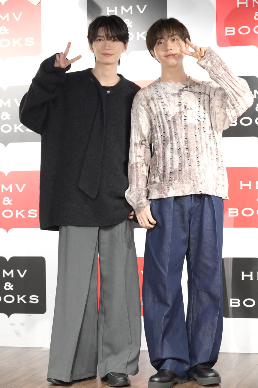 原因は自分にある。の杢代和人と長野凌大。