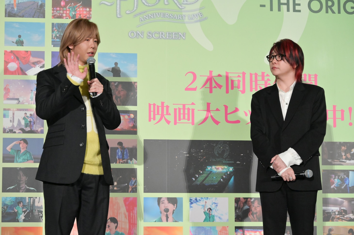 左から藤澤涼架（Key）、大森元貴（Vo, G）。