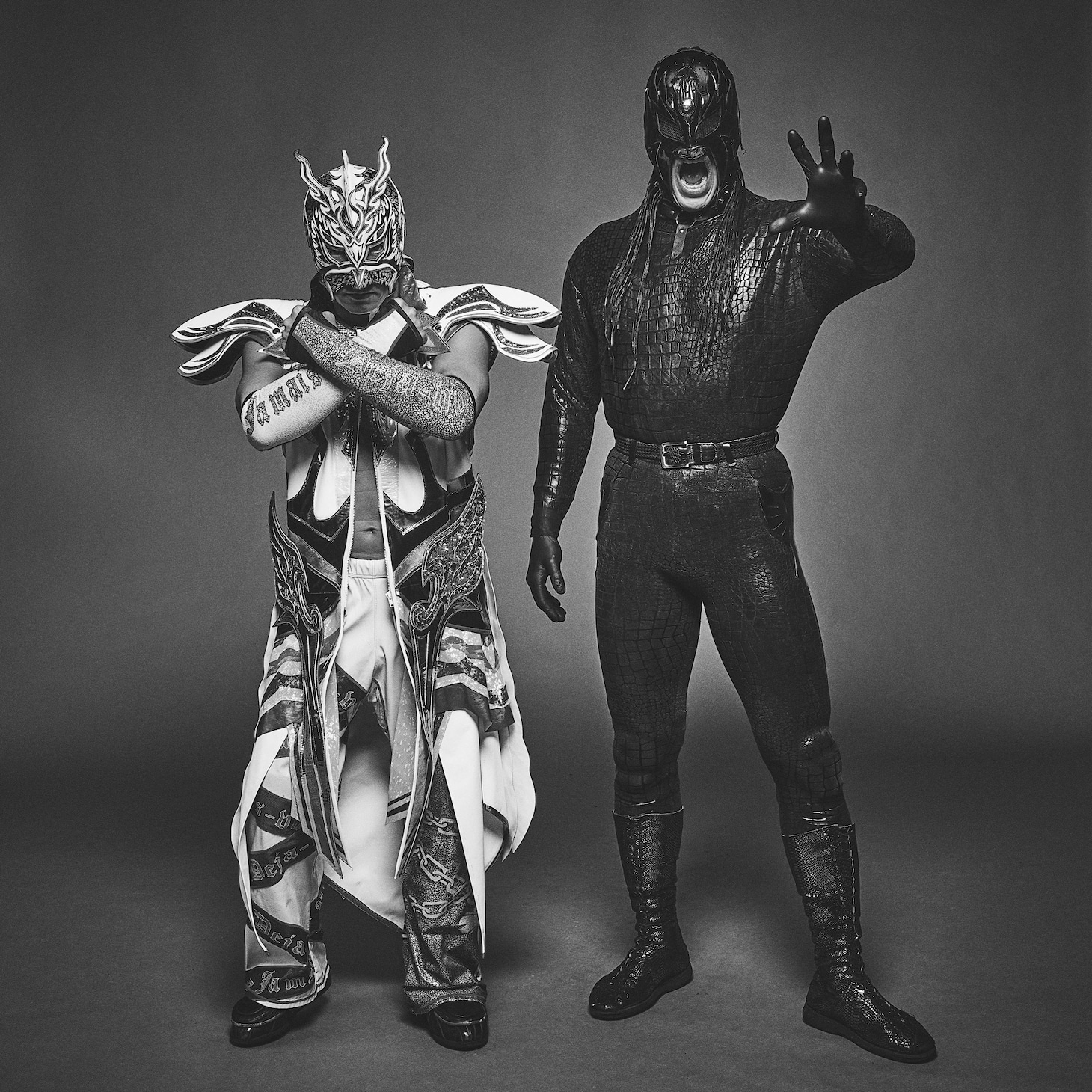 ドラゴン・キッド選手とシュン・スカイウォーカー選手。