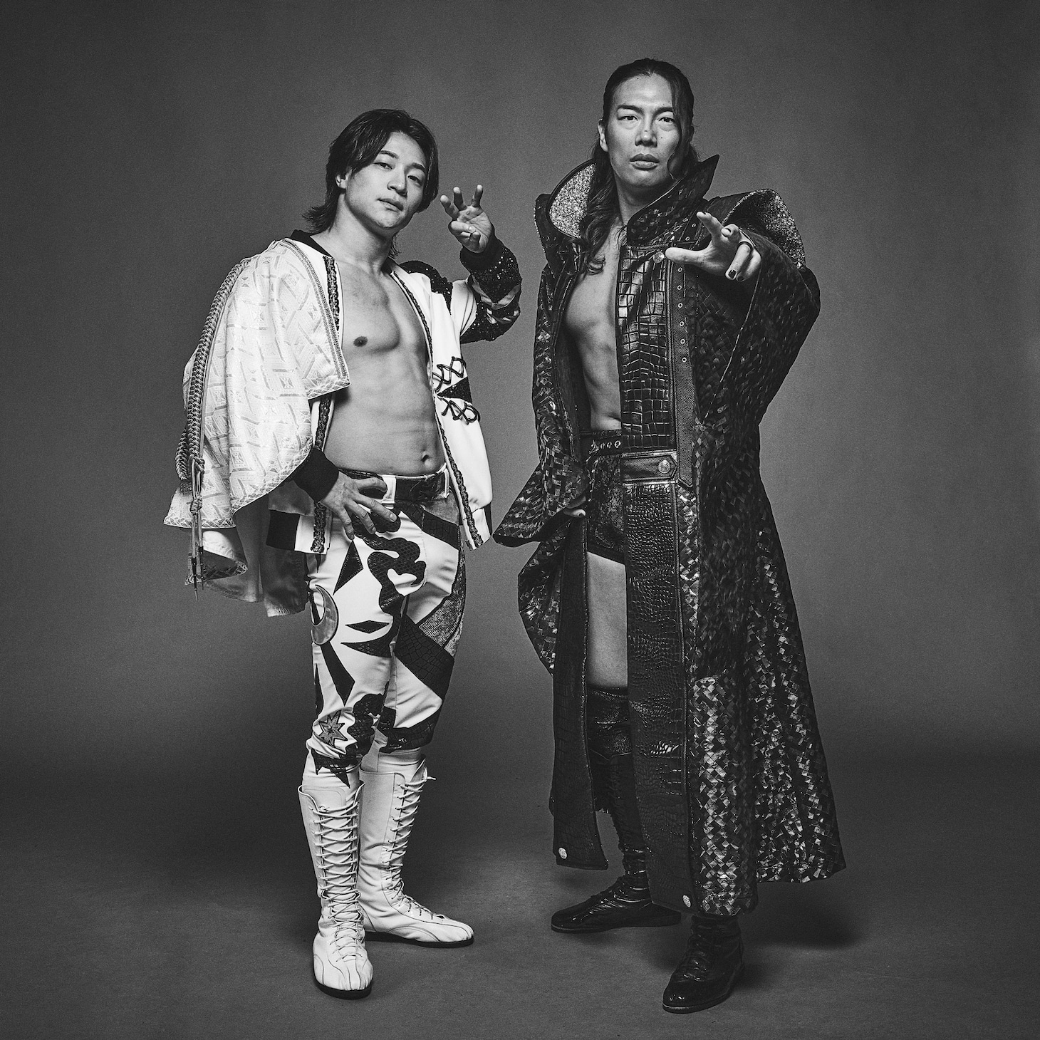 上野勇希選手とKONOSUKE TAKESHITA選手。