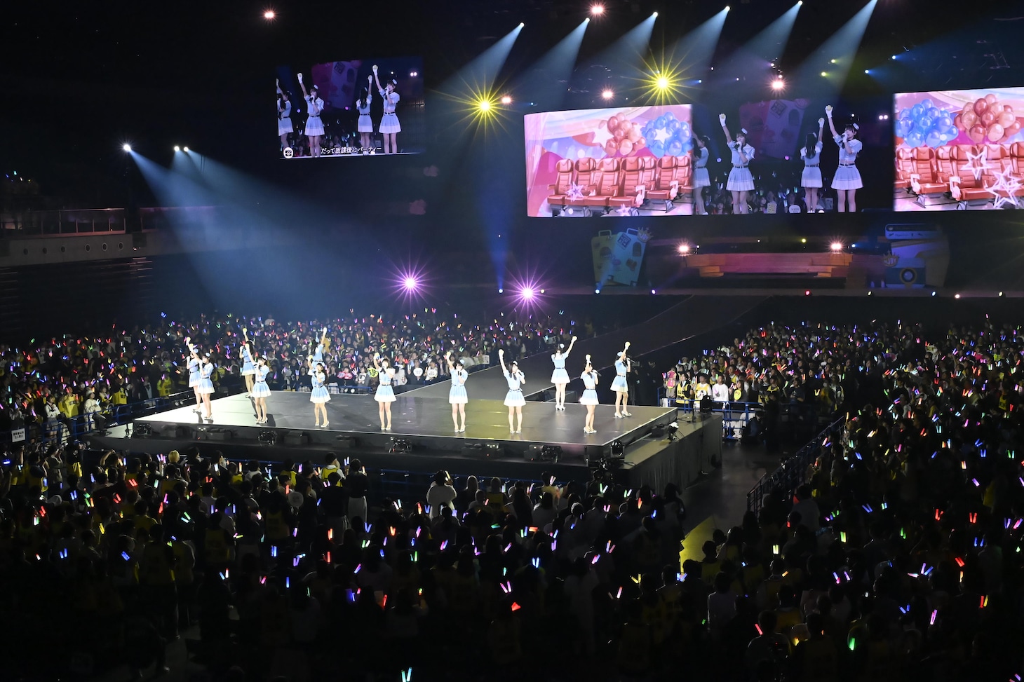 「≒JOY 全国ツアー2025『Our moon is getting full』」ファイナル公演の様子。©YOANI