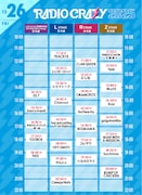 「FM802 ROCK FESTIVAL RADIO CRAZY 2025」12月26日タイムテーブル