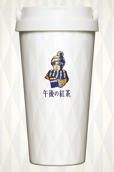 「冬の、あったかタンブラープレゼントキャンペーン」タンブラーのデザイン。