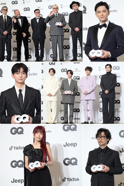 「GQ MEN OF THE YEAR 2025」フォトコールより。