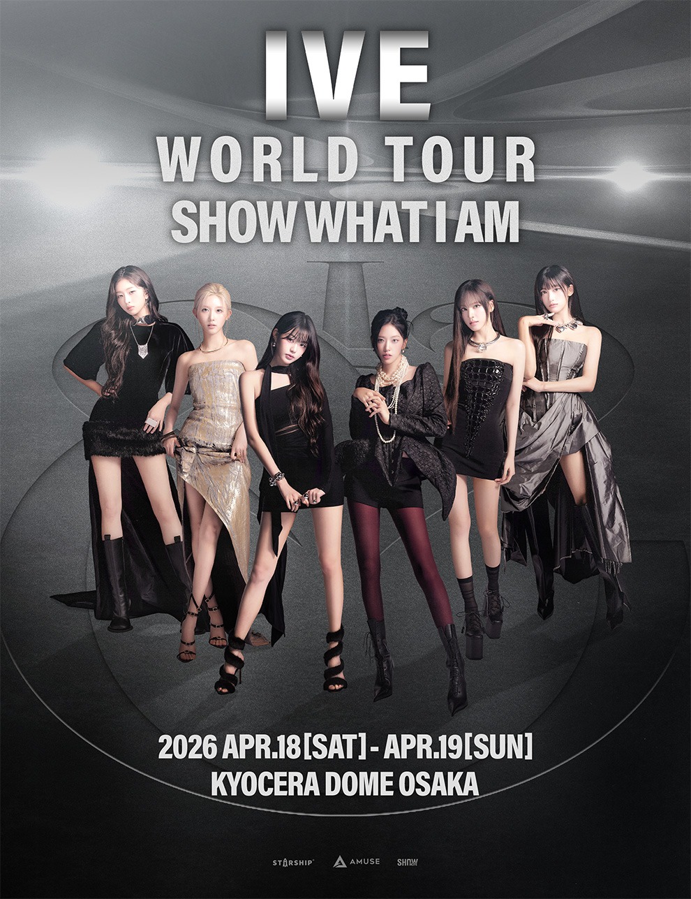 「IVE WORLD TOUR 『SHOW WHAT I AM』 IN JAPAN」告知ビジュアル