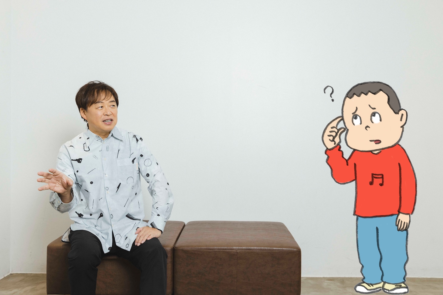 “調味料”が今ひとつ理解できないキニナル君。